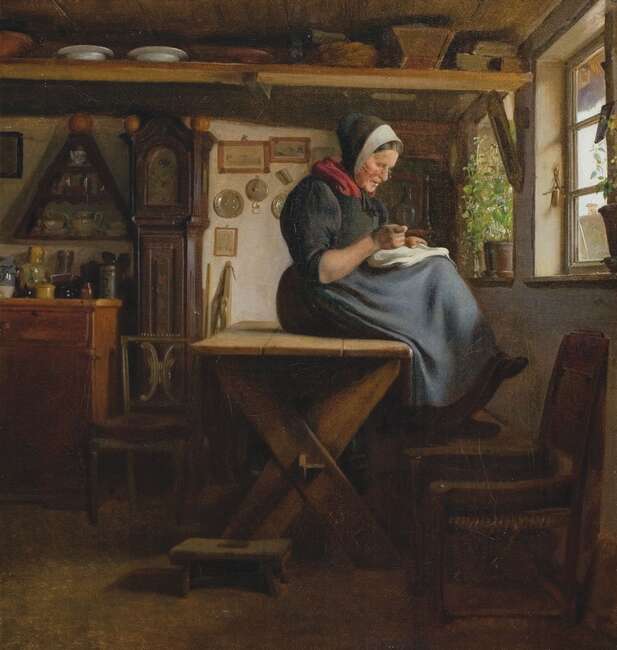 Syende kone af Siegumfeldt, Greve museum